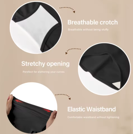 Lot de 4 culottes taille haute